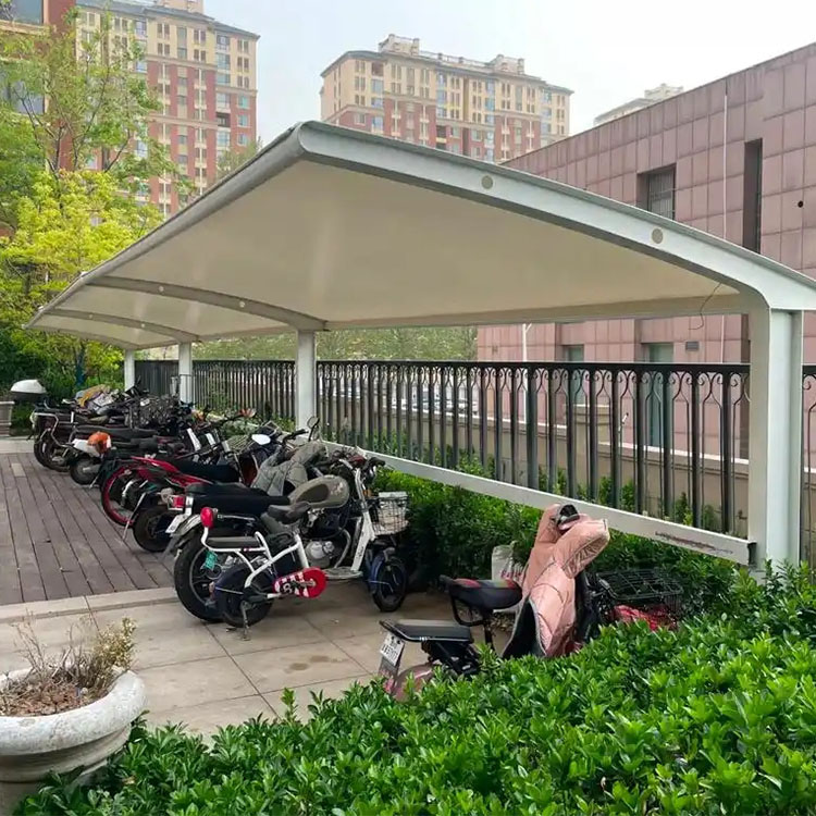 铜鼓县膜结构电动车棚